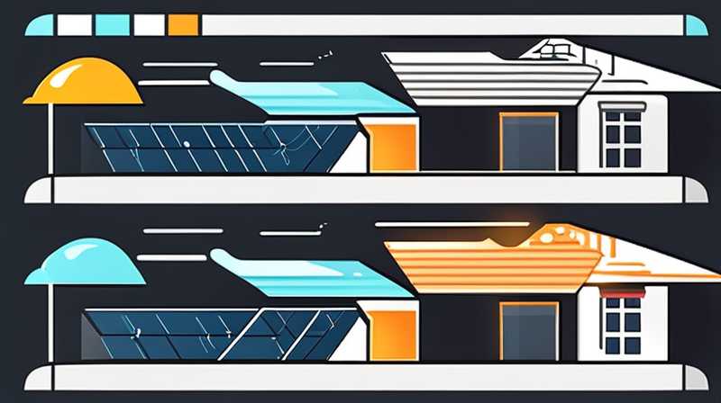 Where to put solar energy on the roof