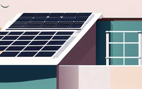 Where does the balcony solar energy lead to?