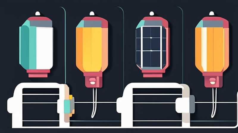 How to use a solar panel to light a lamp
