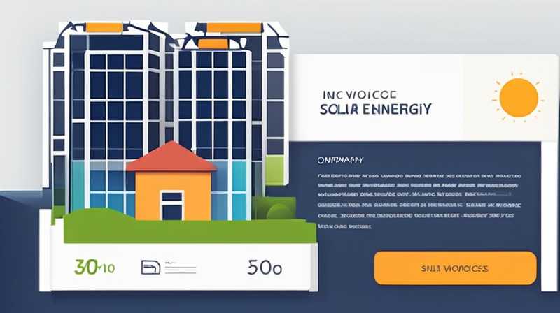 Which company can issue invoices for solar energy