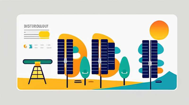 What are the characteristics of solar power station distribution?