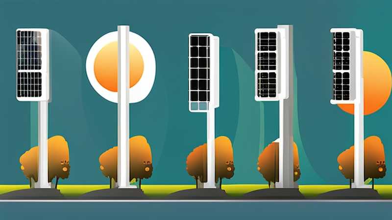 How to turn off the solar panel street light