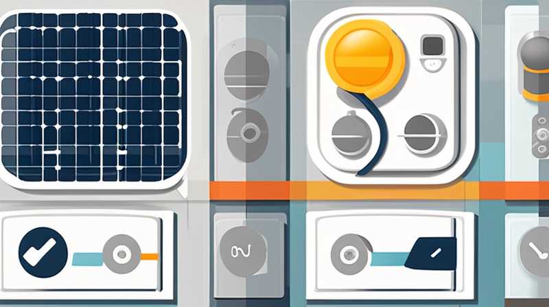 How to separate the home solar valve