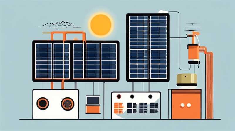 How to generate electricity from solar panels