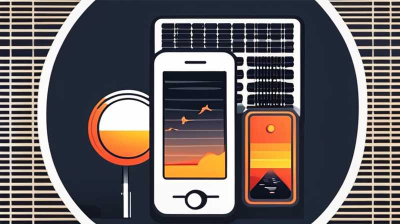 How to charge for solar monitor