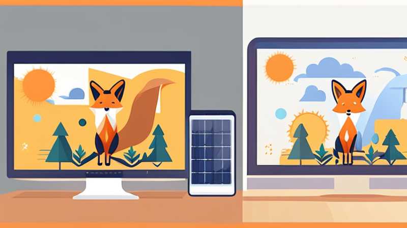 Why does solar electricity cause foxes?