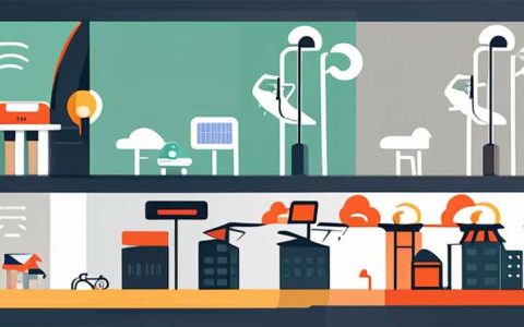 How to connect solar street lights to monitoring lights