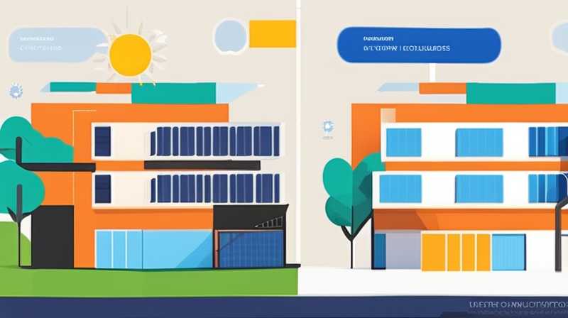How to connect solar panel lights in new buildings