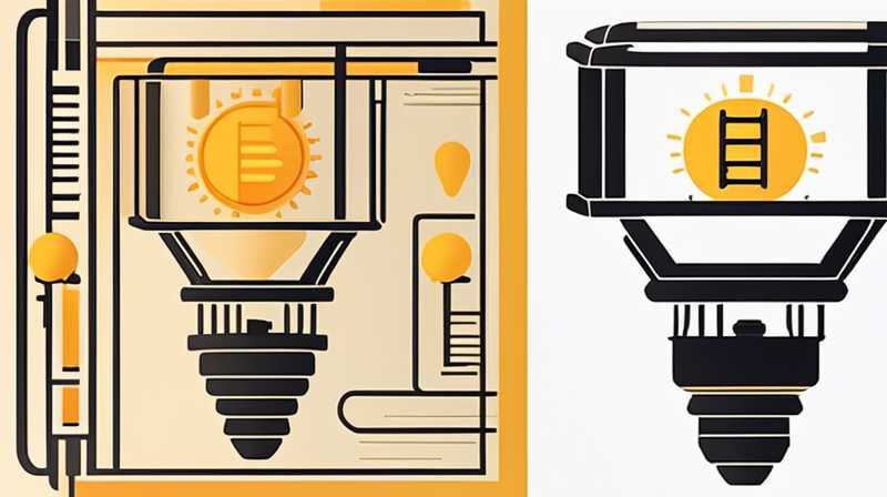 How to disassemble a solar light bulb