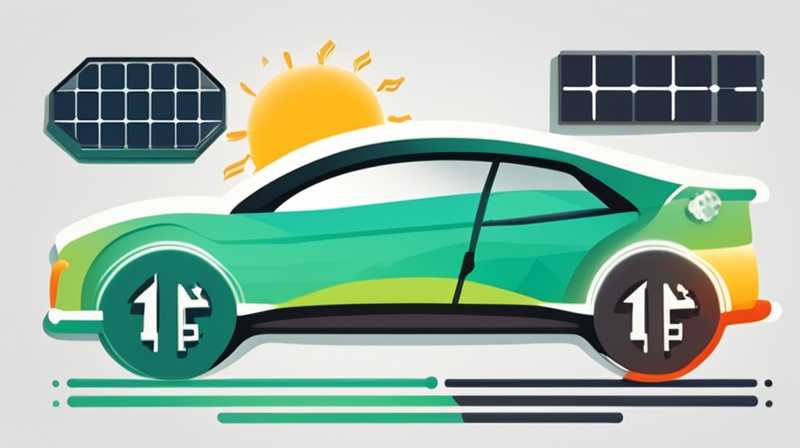 How much electricity does a car solar panel generate?