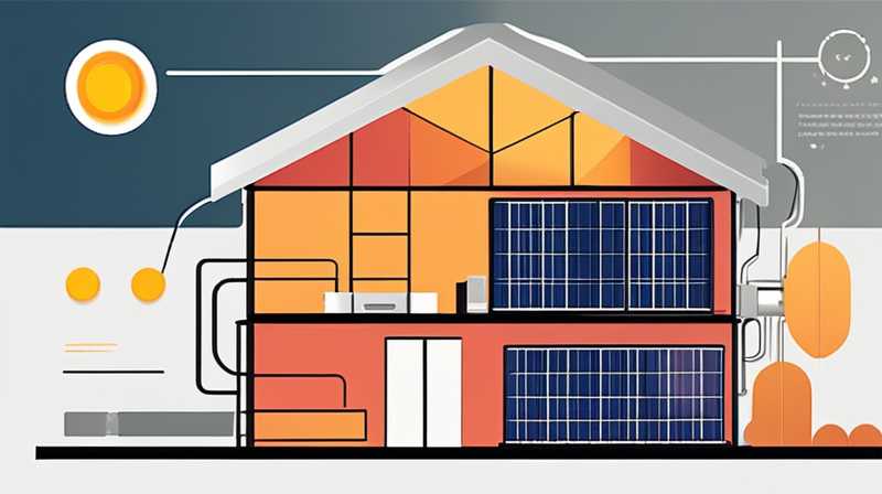 How to build a solar floor heating house