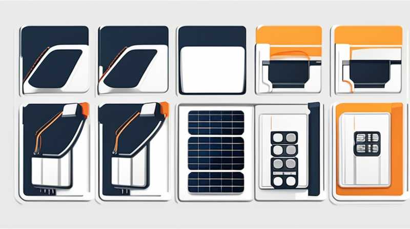 How to connect the solar panel interface cable