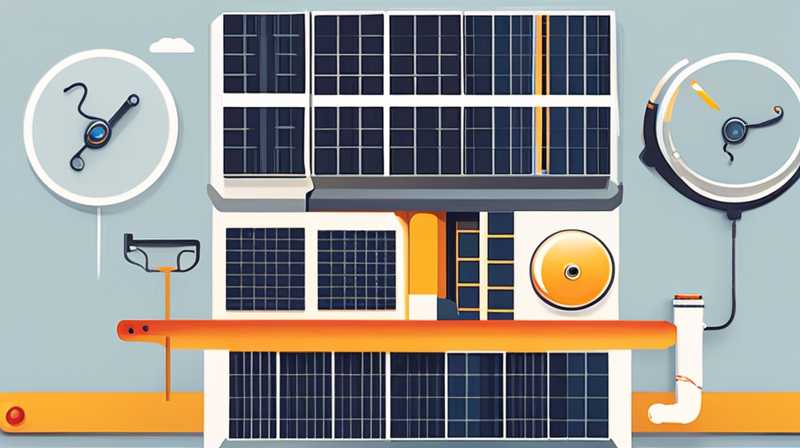 Which valve should I close for solar energy?