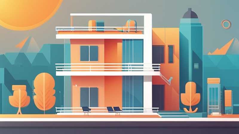 How to install solar energy on the first floor of a high-rise building