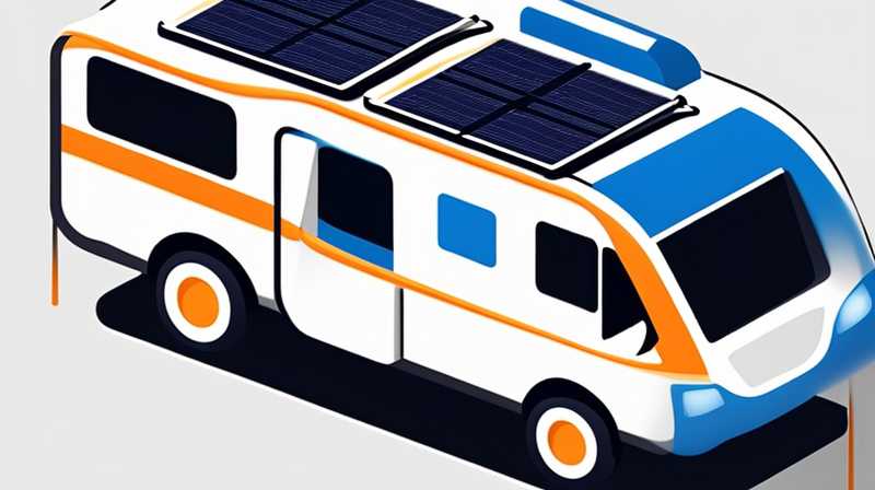 How much solar power does a RV generate?