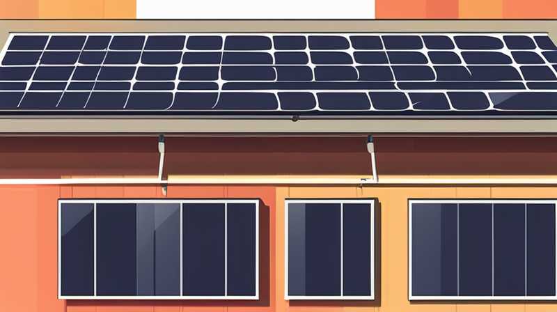 How to add pipes to wall mounted solar panels