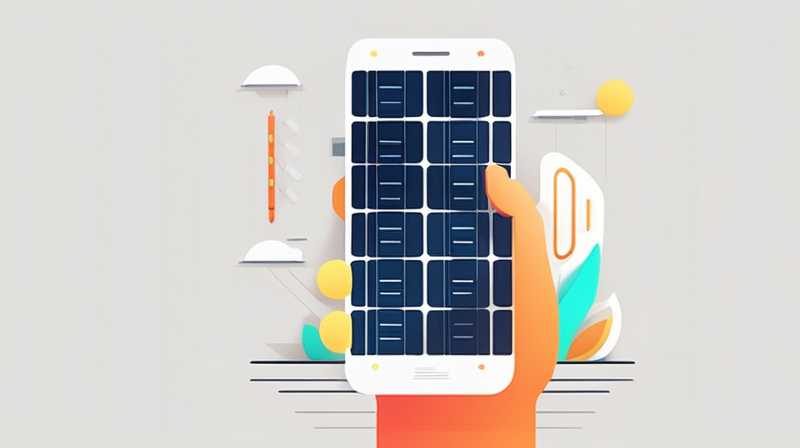 How to control solar energy with mobile phone