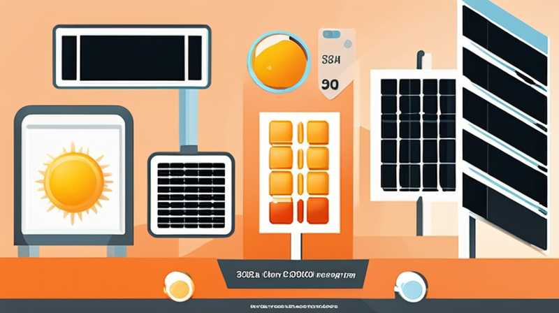 How many degrees does 9000w solar energy produce in a day