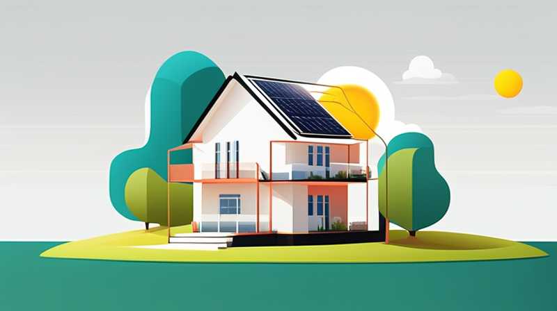 How much solar energy can enter the house in summer?