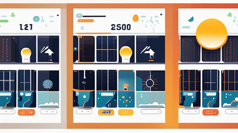 How to adjust solar settings