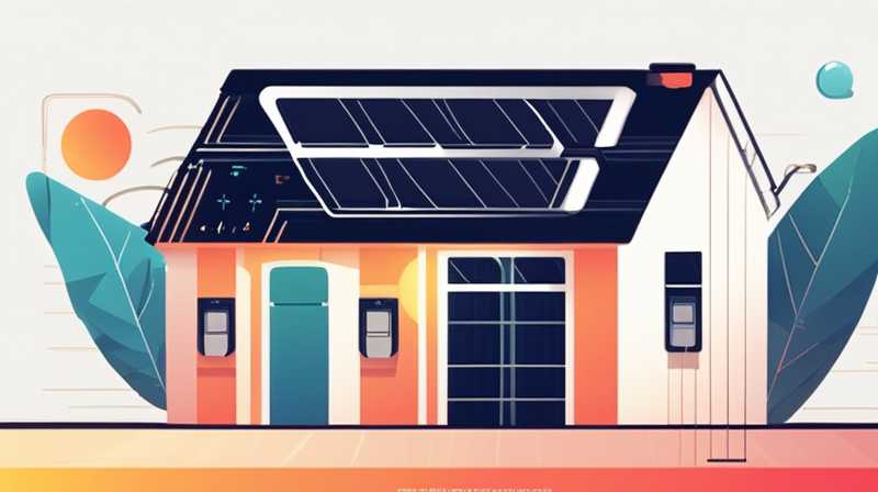 What is the current of the solar circuit?