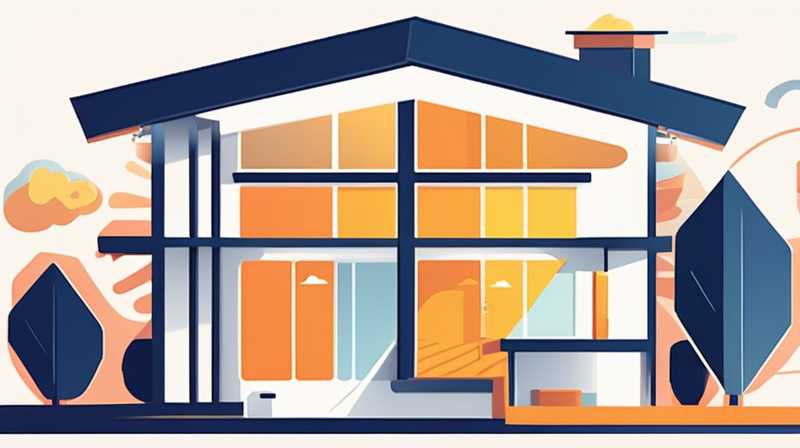 How to install solar energy on the roof of a villa