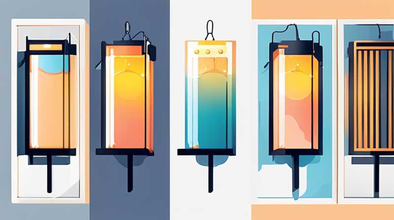 How to hang solar powered balcony lights