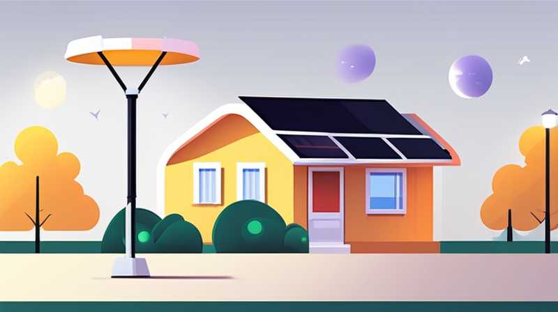 How much does it cost to convert solar street lights