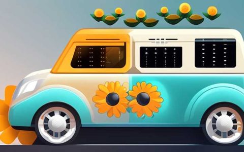 How to place solar flowers on the car