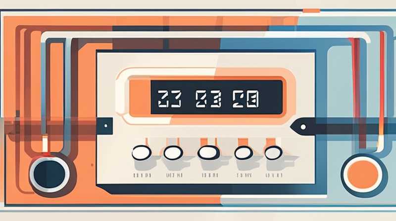 How to disassemble the solar thermostat switch