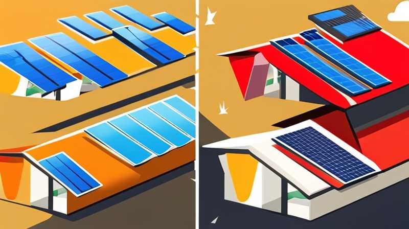 How to install solar energy on a triangular roof