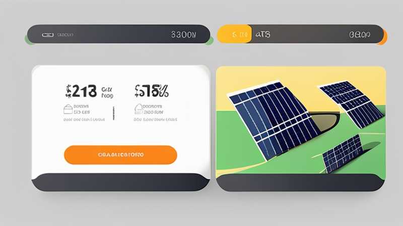 How much does it cost to exchange solar energy for land?