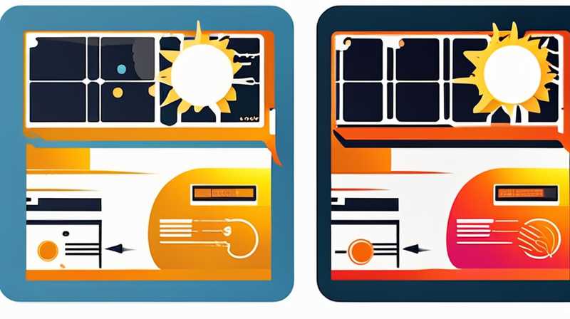 How to set solar energy economic mode