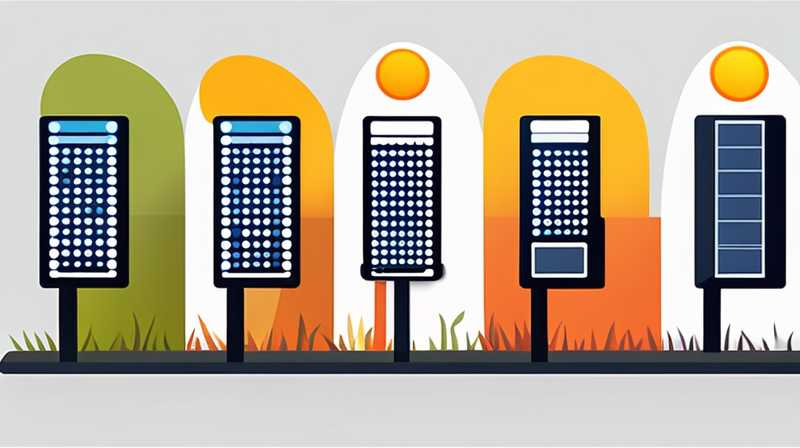 How high is the temperature of solar street lights