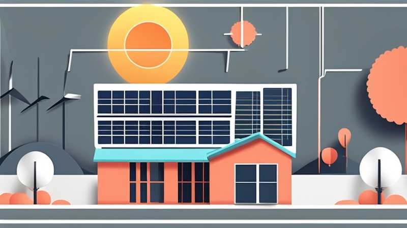 How to convert solar power into household electricity