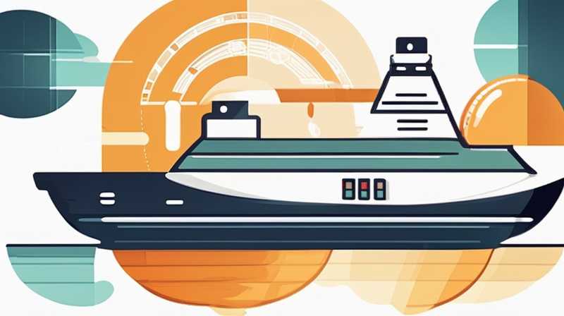 How many watts does solar charging for ships require?