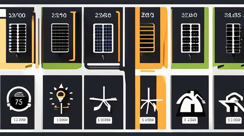 How many watts of solar energy are used in a day in winter?