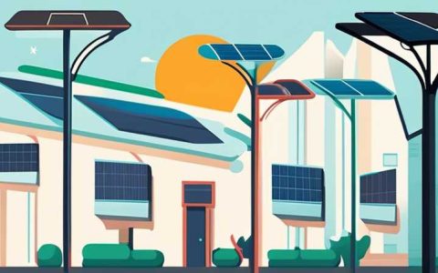 What to do if the solar street light is on