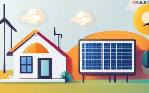 How many kilowatt-hours of electricity does household solar power usually produce?