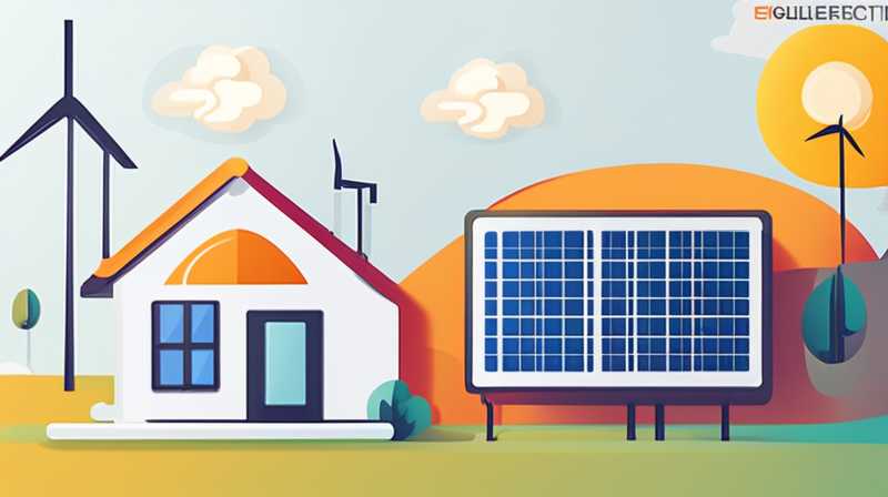 How many kilowatt-hours of electricity does household solar power usually produce?