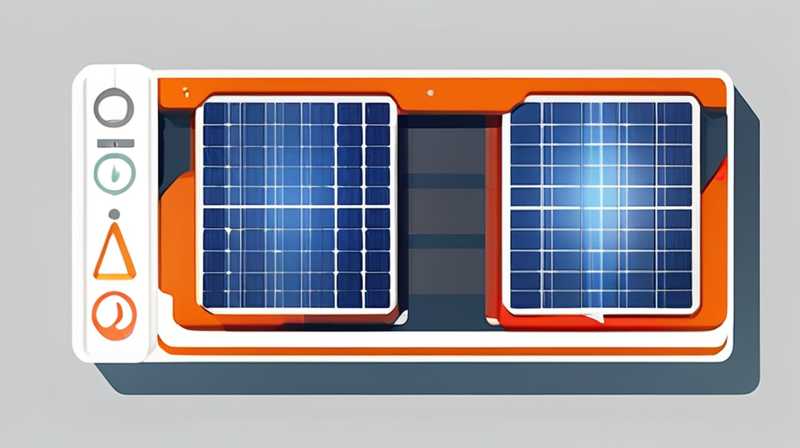 How to disassemble the outer frame of a flat solar panel