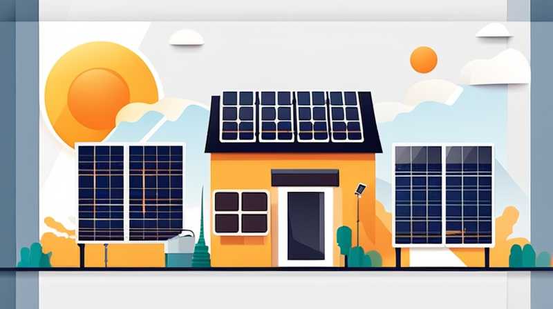 How does a solar panel store electricity?