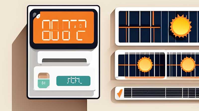 How to set up the old solar energy measuring and controlling instrument