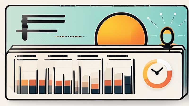 How to change the time of solar energy monitoring