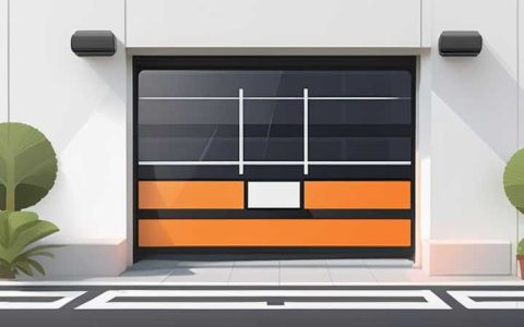 How to open the solar powered garage door