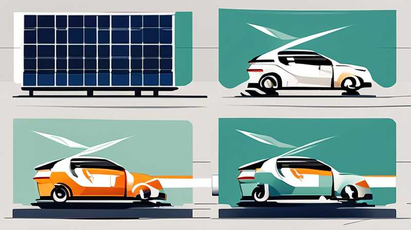 How many volts does the solar panel on a foreign car have?