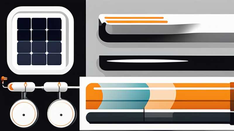 What are the pipes in the solar tube?