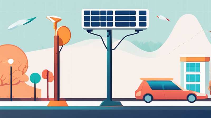 What are the 5m solar street lights?