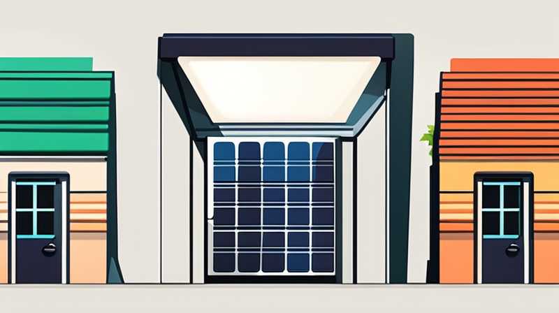 What kind of light is used for solar panel street lights