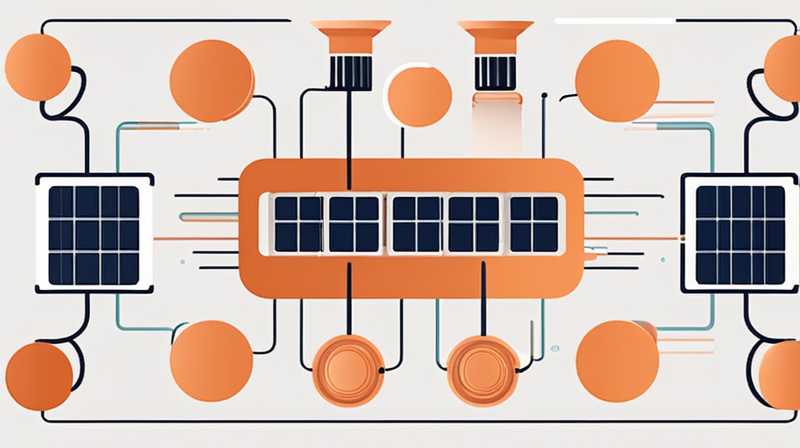 How to connect solar tubes and copper wires